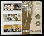 Sellos del Mundo : Europa : Malta : Navidad 1973