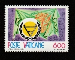 Stamps Vatican City -  Banderas y símbolos