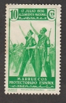Sellos de Africa - Marruecos -  Alzamiento Nacional