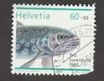 Stamps Switzerland -  Trucha