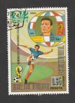 Stamps Equatorial Guinea -  Copa del Mundo de Futbol 1974 Münich