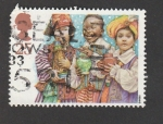 Stamps United Kingdom -  Los tres reyes magos