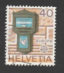 Stamps Switzerland -  Reloj de pared