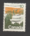 Stamps Canada -  Arboles y nieve