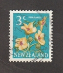 Stamps New Zealand -  Planta Puarangi