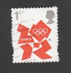 Stamps United Kingdom -  Lazo rojo