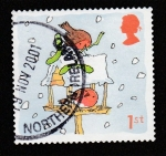 Stamps United Kingdom -  Nido de aves