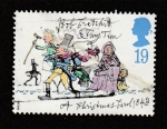 Stamps United Kingdom -  Felicitación navideña antigua