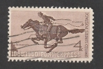 Stamps Spain -  Centenario del Pony express