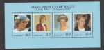 Stamps : America : Barbados :  Homenaje a la princesa Diana de Gales
