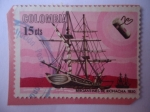 Stamps Colombia -  Bergantines de Riohacha 1850