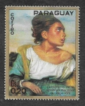 Stamps Paraguay -  1340c - Pinturas del Museo de Louvre (París)