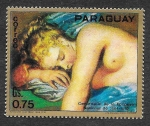 Stamps : America : Paraguay :  1342 - Pinturas del Museo de Louvre (París)