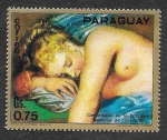 Sellos del Mundo : America : Paraguay : 1342 - Pinturas del Museo de Louvre (París)