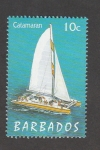 Sellos de America - Barbados -  Catamaran