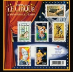 Stamps France -  El circo