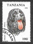 Stamps : Africa : Tanzania :  1148 - Perro