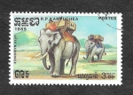 Sellos del Mundo : Asia : Camboya : 549 - Fiesta Nacional