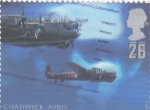Stamps United Kingdom -  1968 - Avión Avro Lancaster de Roy Chadwick