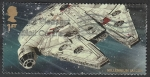 Stamps United Kingdom -  Star Wars, Millennium Falcon