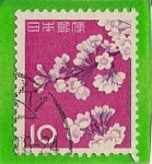 Stamps Japan -  Flores