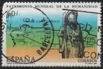 Stamps Spain -  Bienes culturales y naturales Patrimonio mundial d´l´Humanidad 