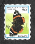 Stamps : Africa : Benin :  802 - Mariposas