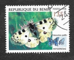 Stamps Benin -  1107A - Mariposas