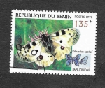 Stamps : Africa : Benin :  1107A - Mariposas