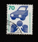 Stamps Germany -  En todo momento seguridad