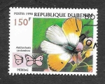 Stamps : Africa : Benin :  1107B - Mariposa
