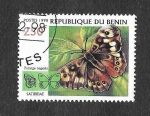 Stamps : Africa : Benin :  1107D -  Mariposa