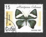 Stamps Cuba -  3829 - Mariposas Cubanas