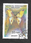 Sellos de Africa - Madagascar -  1081 - Mariposa