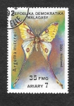 Stamps : Africa : Madagascar :  1081 - Mariposa