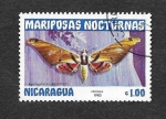 Stamps Nicaragua -  1233 - Mariposas Nocturnas