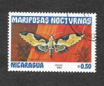 Sellos del Mundo : America : Nicaragua : 1231 - Mariposas Nocturnas
