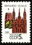Stamps Russia -  LITUANIA - Centro de Vilna