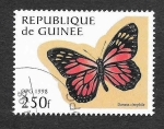 Stamps : Africa : Guinea :  1425 - Mariposa