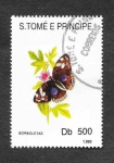 Stamps : Africa : S�o_Tom�_and_Pr�ncipe :  1101 - Mariposa