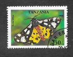 Sellos del Mundo : Africa : Tanzania : 1449 - Mariposa