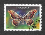 Stamps Tanzania -  1448 - Mariposa