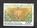 Stamps Togo -  Yt1688AW - Mariposa