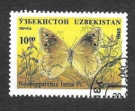 Sellos de Asia - Uzbekistn -  83 - Mariposa