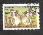 Stamps : Asia : Uzbekistan :  84 - Mariposa