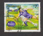 Sellos de Europa - Austria -  Equipo de Austria campeón