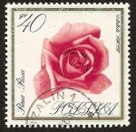 Stamps Poland -  Flores - Rosa