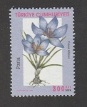 Sellos de Asia - Turqu�a -  Crocus biflorus