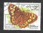 Stamps Afghanistan -  Mi1802 - Mariposas