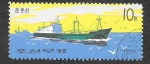 Stamps North Korea -  1286c - Barco